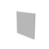 1212GE-NK - Wireway End Type 1 12X12 Screw Cover Ansi 61 Gray No Knockouts